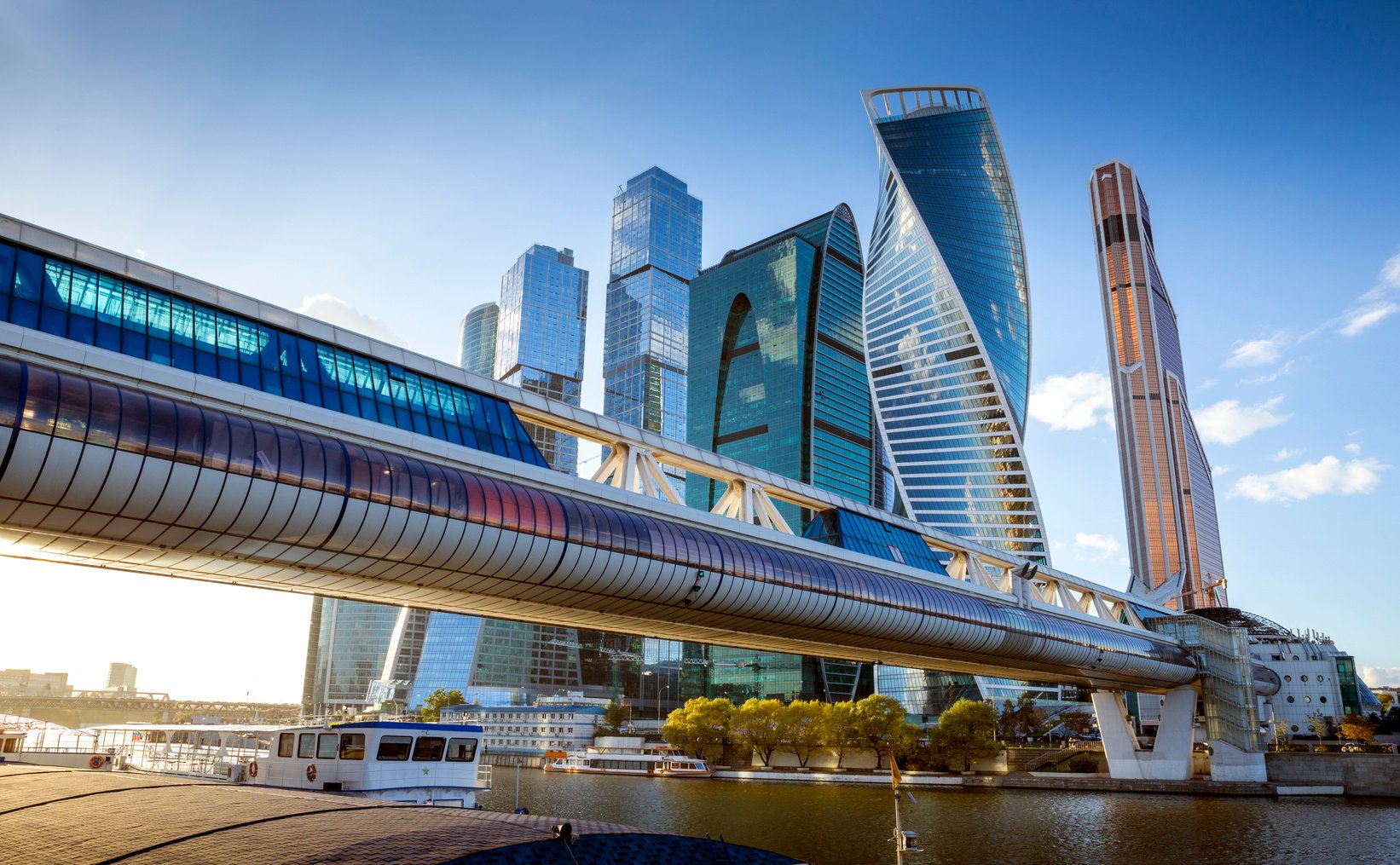 Moscow City International Business Center in Russia