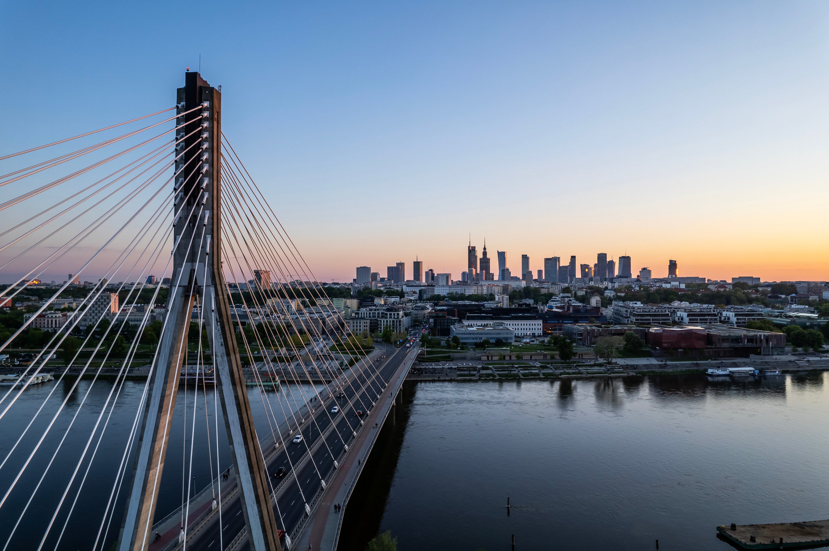 Warsaw, Poland - view of the city.